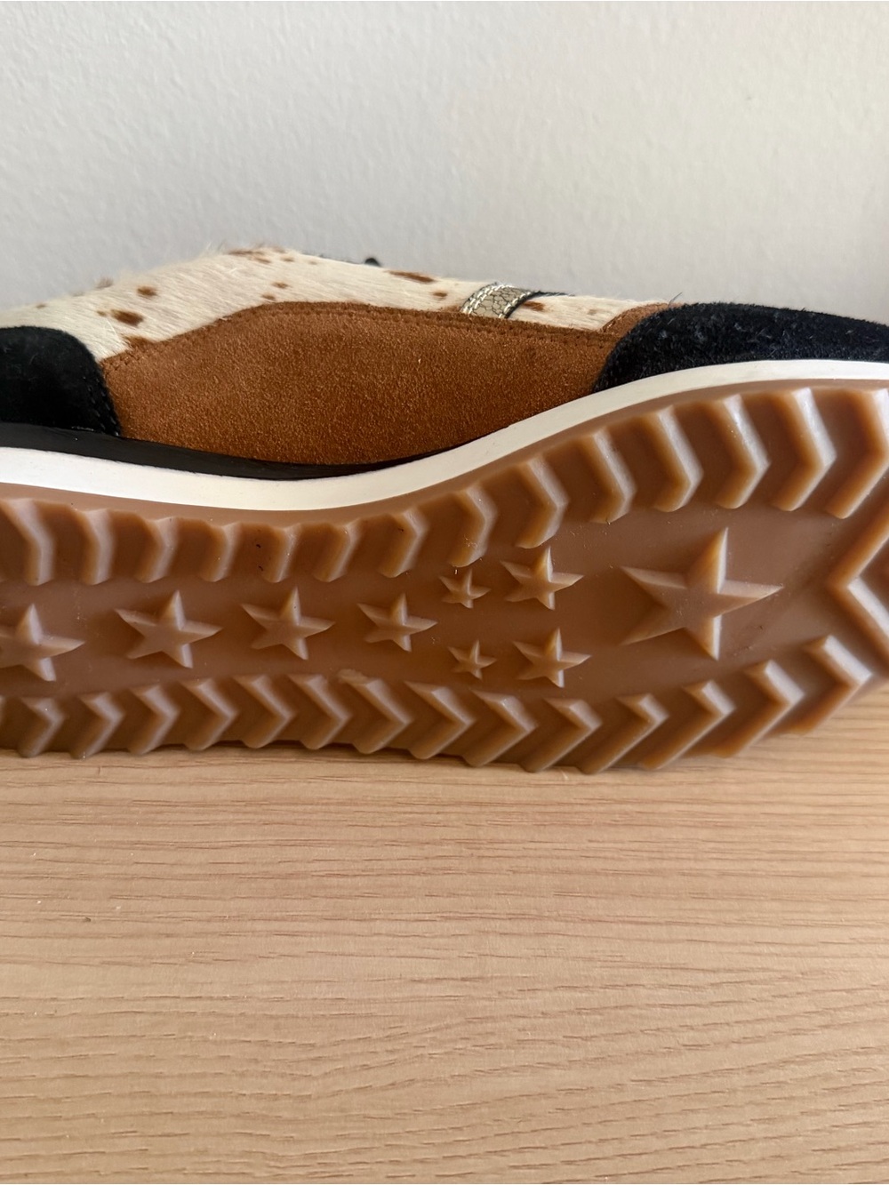 Myra Swift Cowhide Genuine Leather Sneakers Size 6 | Side Zip | NWOT - Picture 5 of 10